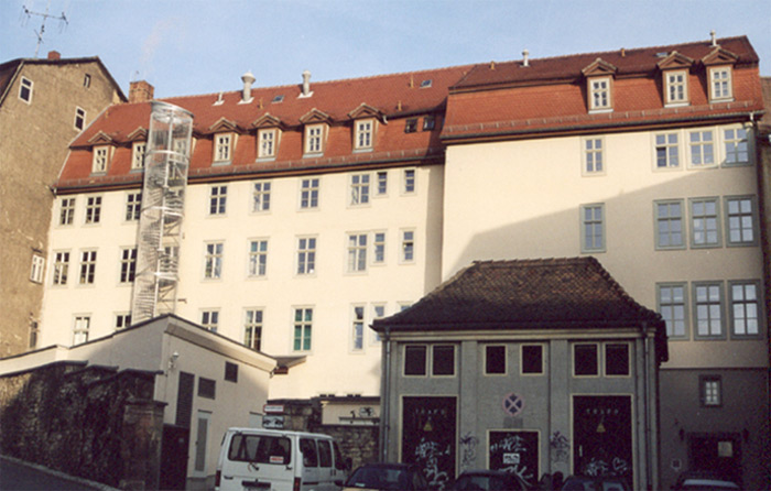 Sanierte Fassade Rechtsmedizin Jena